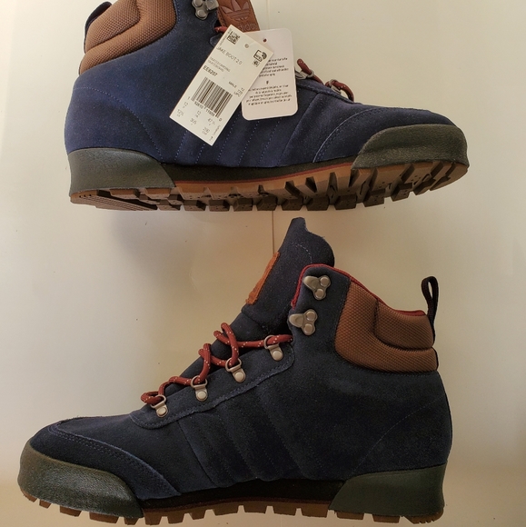 New Men's Adidas Jake Blauvelt Boot 2.0 Suede Blue Size 8 - Picture 4 of 6